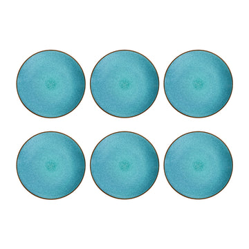 Medard de Noblat - Feeling Turquoise Dessert Plate 21 cm (set of 6)