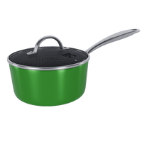 Cook & Pan - Honey Go Green Steelpan 18 cm met glazen deksel Cook & Pan 