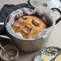 Cook & Pan - Honey Go Ivory Kookpot 22 cm met glazen deksel Cook & Pan 