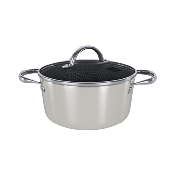 Cook & Pan - Honey Go Ivory Kookpot 24 cm met glazen deksel Cook & Pan 