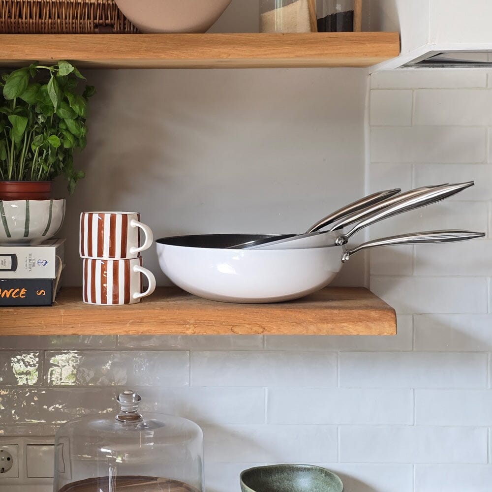 Cook & Pan - Honey Go Ivory Pannenset 7-delig Pannenset Cook & Pan 