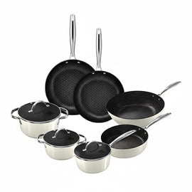 Cook & Pan - Honey Go Ivory Pannenset 7-delig Pannenset Cook & Pan 
