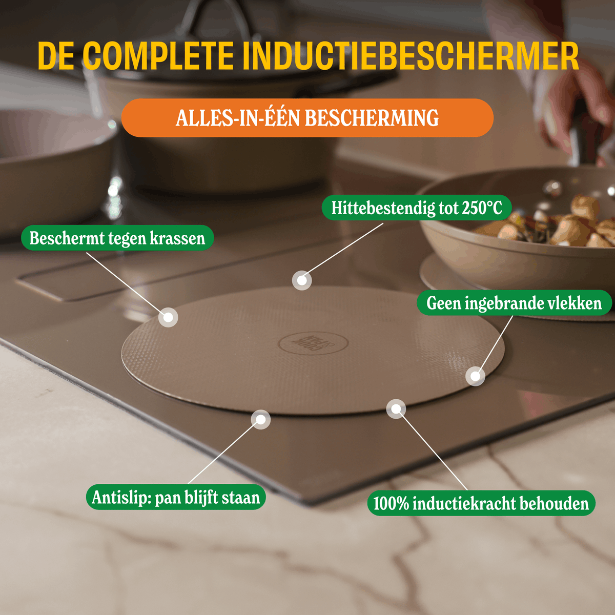 Cook & Pan - Signature Induction Protector set - 4 Pack