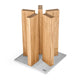 Kai Shun - ''Stonehenge'' Knife block Stainless steel/Oak