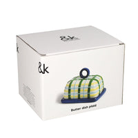 &Klevering - Botervloot ruit blauw Botervloot &Klevering 