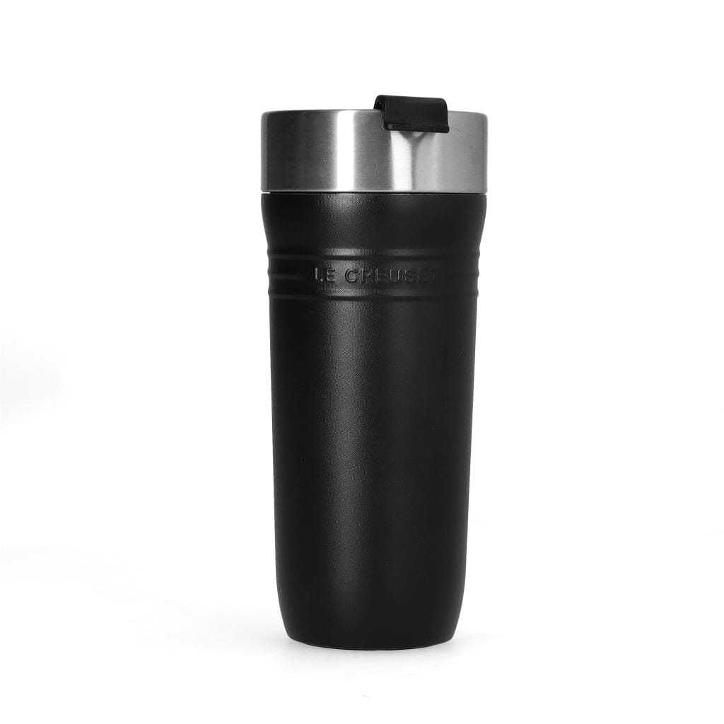 Le Creuset - On The Go Thermosbeker 0,35L Mat Zwart Thermosfles Le Creuset 