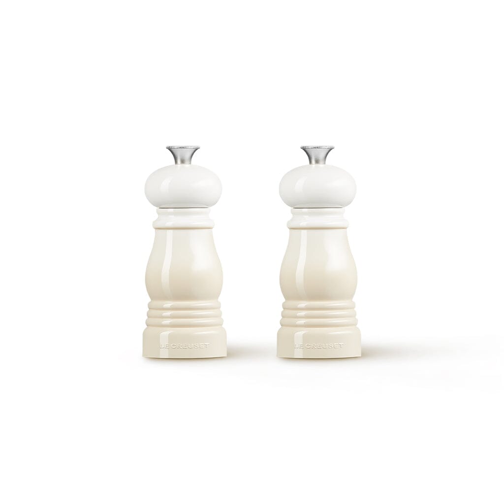 Le Creuset - Set van 2 Kleine Molens Meringue 11cm Peper- en Zoutmolen set Le Creuset 