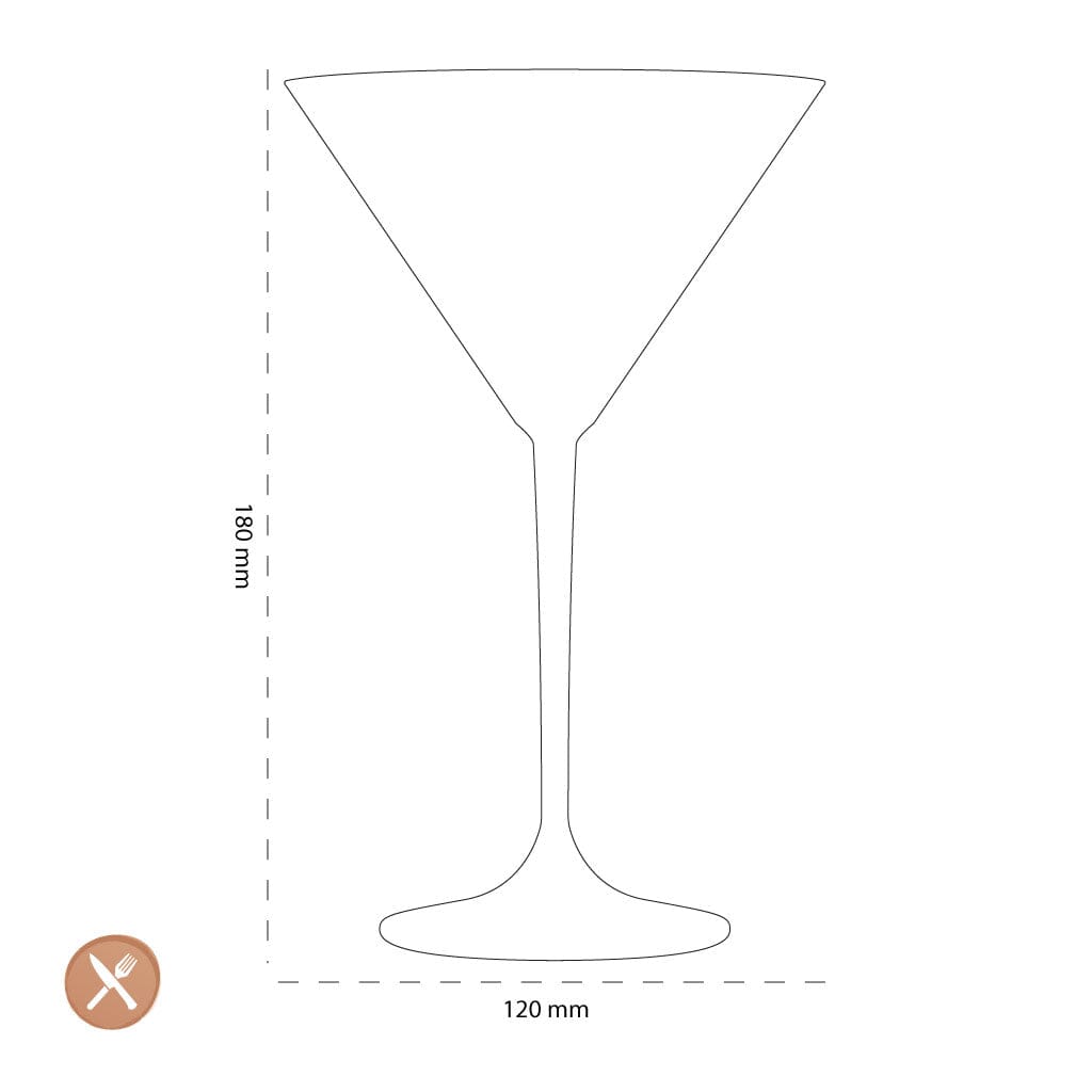 Leonardo - DAILY Cocktail Glazen 270ml - 6 stuks Cocktail glazen Leonardo 