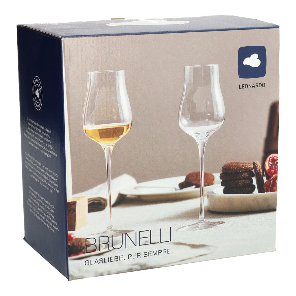 Leonardo - Grappa 210ml Brunelli Likeur glazen Leonardo 