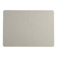Leonardo - Placemat Leer 33x46cm - Licht Grijs Leonardo 