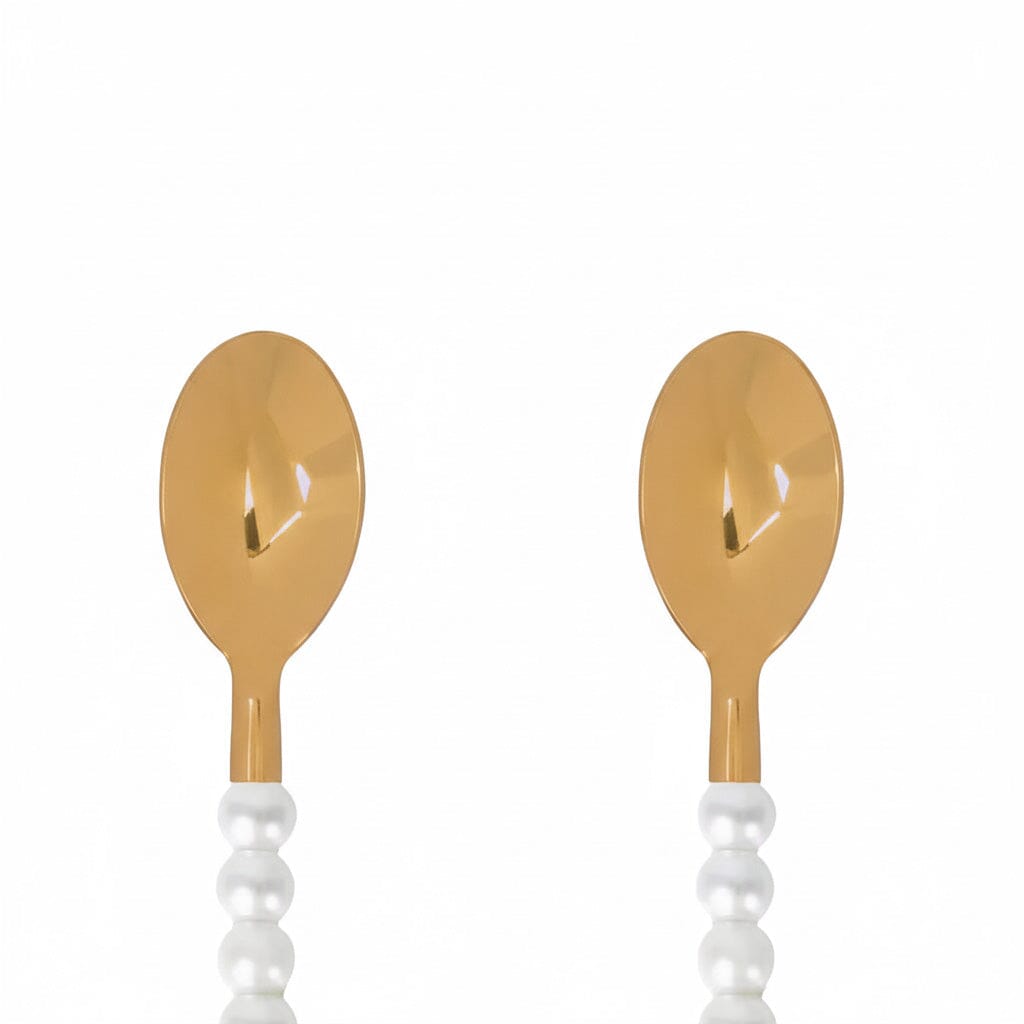 Lepelclub - Koffielepels - Parel - Set Van 2 LepelClub 