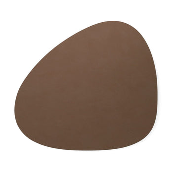 Lind DNA - Placemat Curve L Nupo Truffel Placemat Lind DNA 