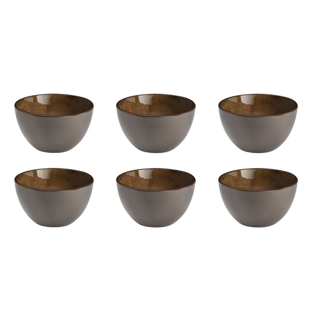 Medard de Noblat - Feeling Bronze Ontbijtkom 13 cm (set van 6) Kommen Medard de Noblat 