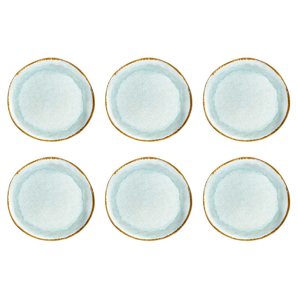 Medard de Noblat - Shadow Aqua - Dinnerbord 28 cm (set van 6) Dinerborden Medard de Noblat 