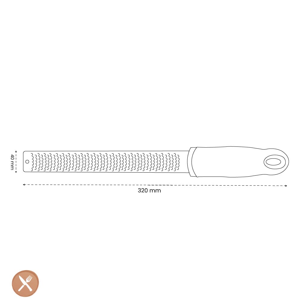 Microplane - Rasp Zesteur Kaneel Oranje Rasp Microplane 