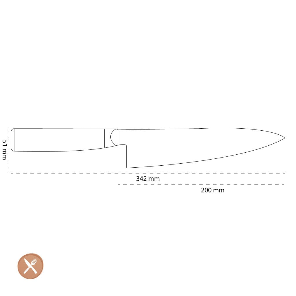 Miyabi - 5000MCD Gyutoh 200 mm Miyabi 