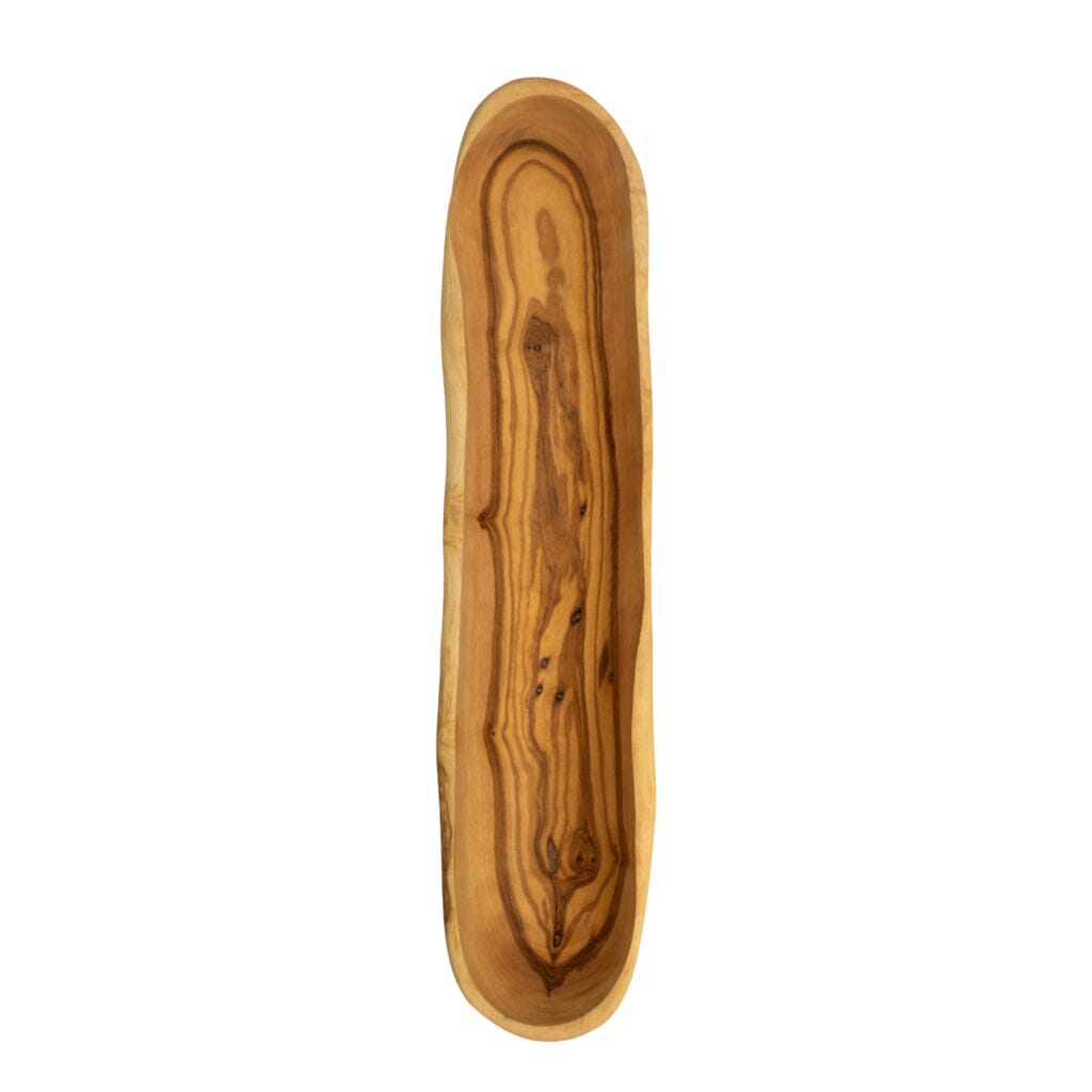 Oval - Olijfhouten Broodmand ca. 35 x 10 cm Oval Kitchenware 