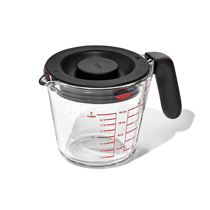 OXO Maatkan met deksel glas, 500 ml OXO 