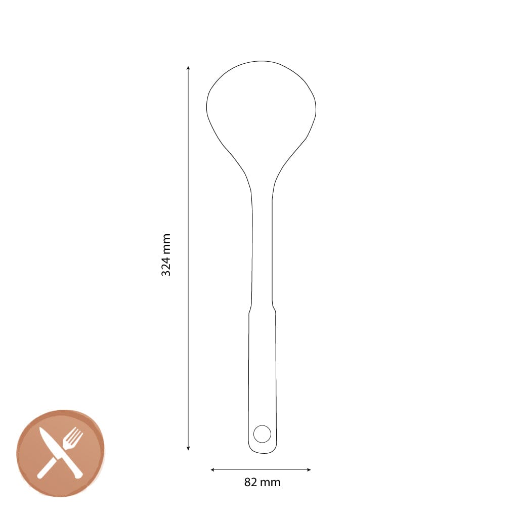 OXO - Soeplepel siliconen grijs OXO 
