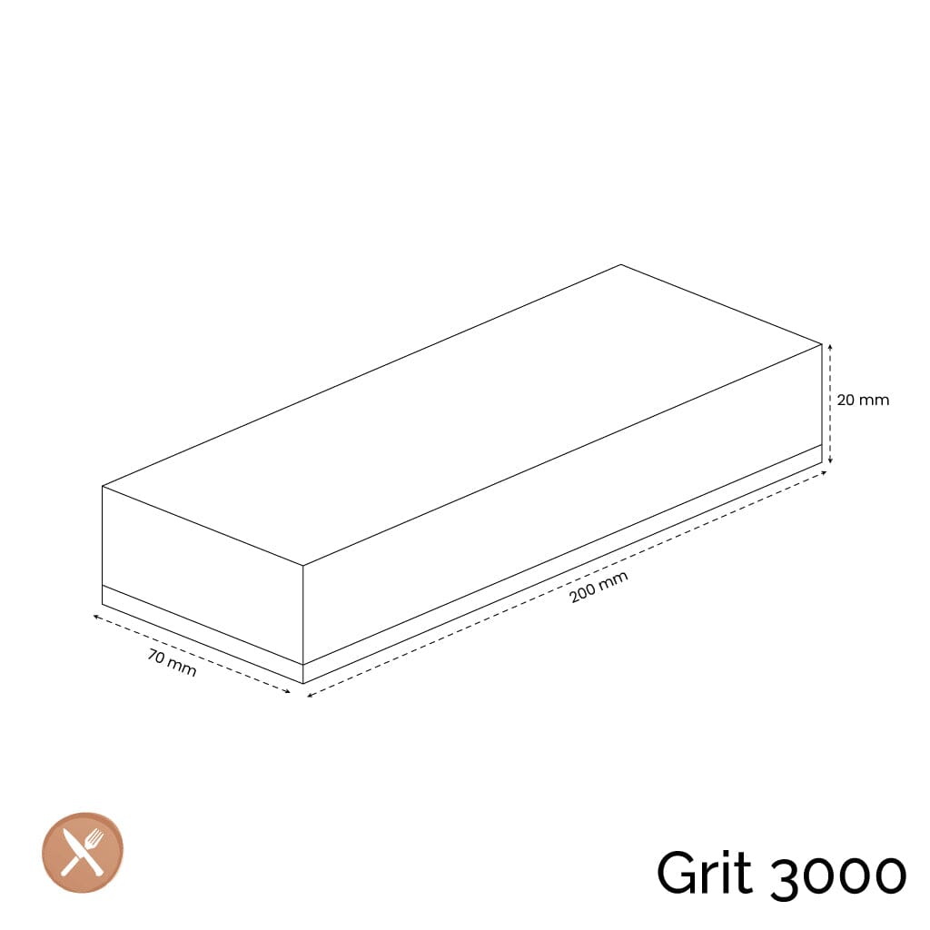 Satake - Sharpening Stone Glass 3000 grit Splash & Go Satake 