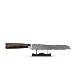 Shinrai Knives - Damascus Print 4-delige Messenset - Santoku + Broodmes + Nakiri + Schilmes Messenset Shinrai Knives 