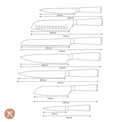 Shinrai Knives - Damascus Print Mega Bundle - All you need