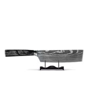 Shinrai Knives - Damascus Print Epoxy Onyx 3-delige Messenset - Koksmes + Nakiri + Schilmes Messenset Shinrai Knives 