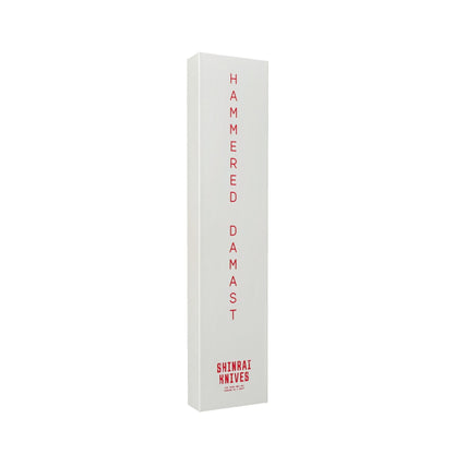 Shinrai Knives - Hammered Damask BR Nakiri knife 18 cm