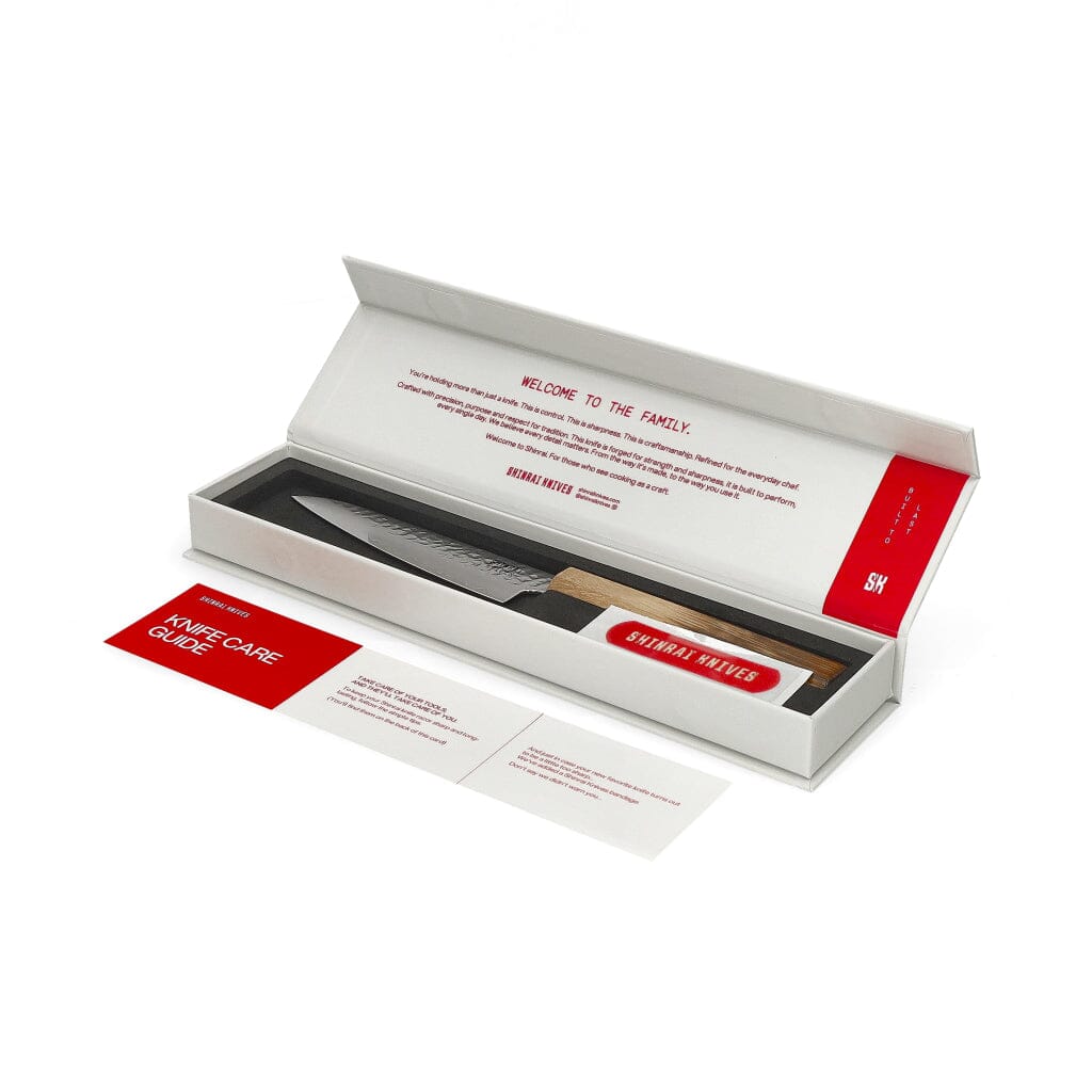 Shinrai Knives - Jōnetsu Damascus Officemes 13 cm Officemes Shinrai Knives 