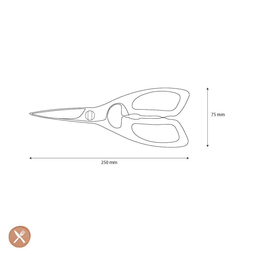 Shinrai Knives - Keukenschaar met deelbare bladen Pro Keukenschaar Shinrai Knives 