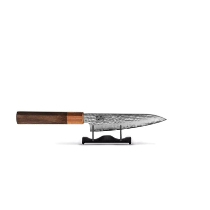 Shinrai Knives - Kigami Exclusive Damascus 7-delige messenset + Messenblok + Slijpsteen Messenset met blok en slijpsteen Shinrai Knives 