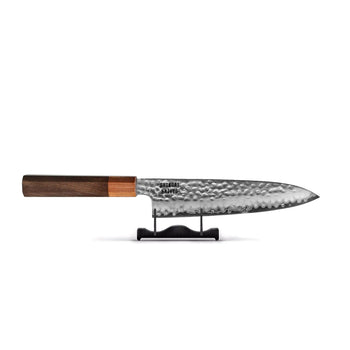 Couteaux Shinrai - Couteau Santoku Damas exclusif Kigami Couteau Santoku 18 cm Couteaux Shinrai