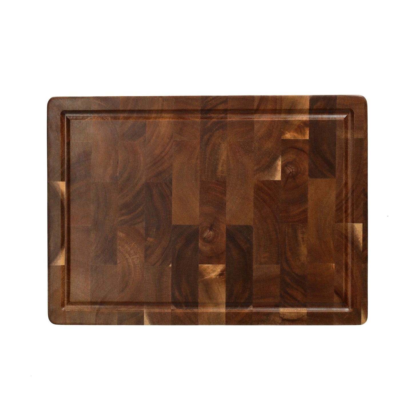 Shinrai Knives - Luxe Snijplank Acaciahout - Kopshout - 35 × 25 × 2.5 cm Houten snijplank Shinrai Knives 