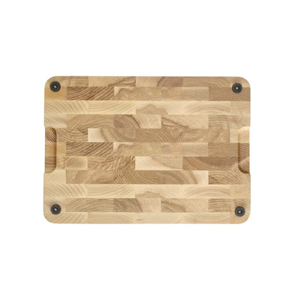 Shinrai Knives - Luxe Snijplank Essenhout - Kopshout - 35 × 25 × 2.5 cm Houten snijplank Shinrai Knives 