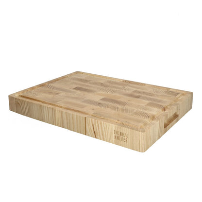 Shinrai Knives - Luxe Snijplank Essenhout - Kopshout - Bundel Houten snijplank Shinrai Knives 