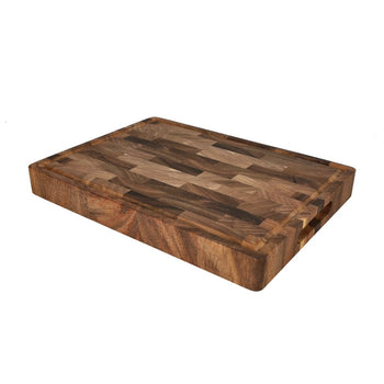 Shinrai Knives - Luxe Snijplank Walnotenhout - Kopshout - 40 x 30 x 4.5 cm Houten snijplank Shinrai Knives 