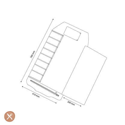 Shinrai Knives - Messenrol Hoogwaardig Canvas & Leer Bruin Messenrol Shinrai Knives 