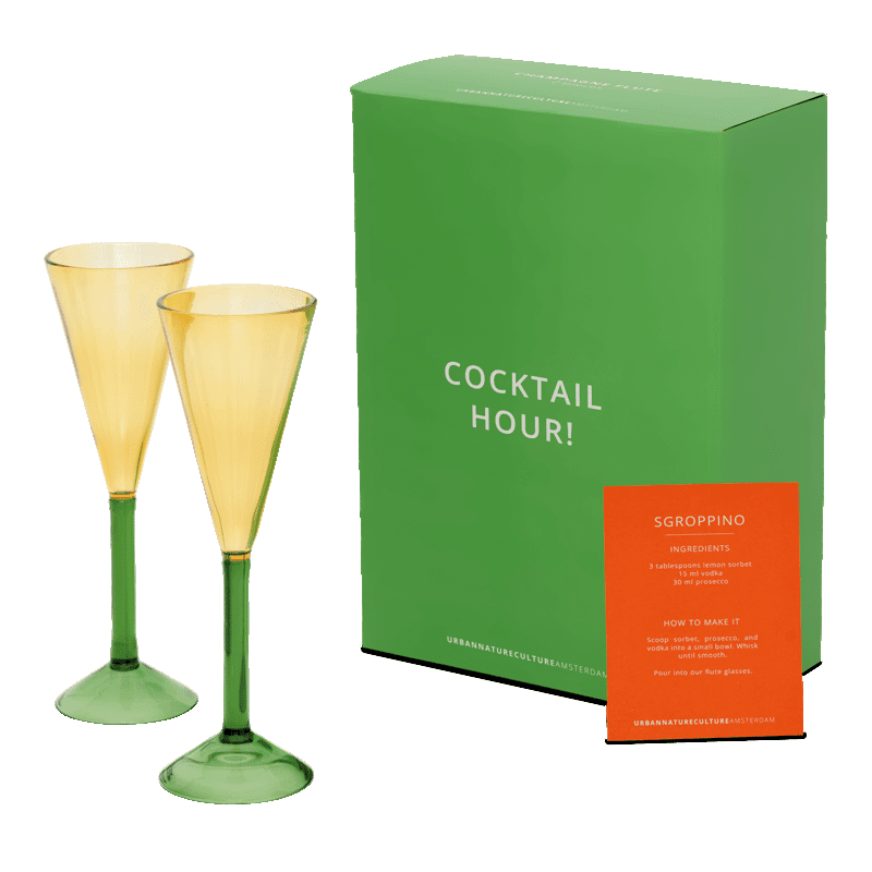 Urban Nature Culture - Champagne flute Cocktail - Set Van 2 Urban Nature Culture 