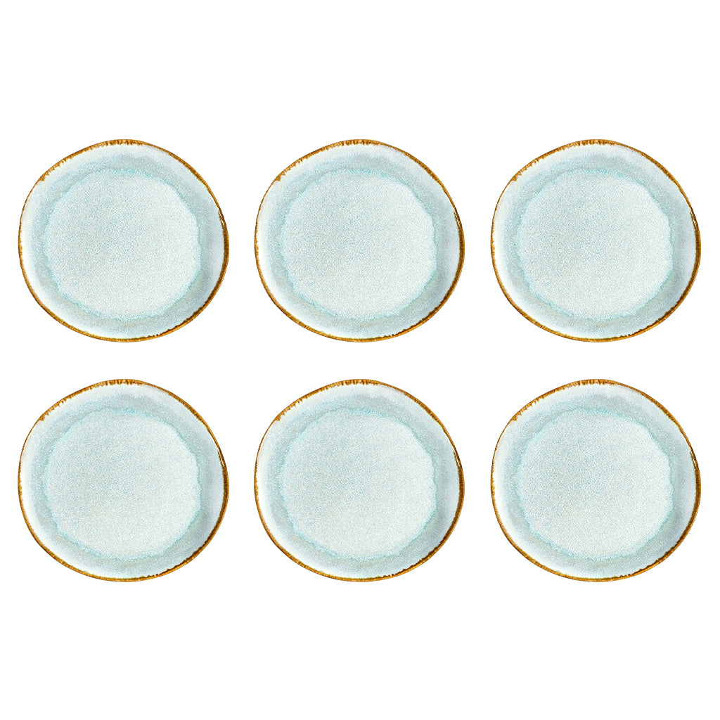 Medard de Noblat - Shadow Aqua - Dinner plate 28 cm (set of 6)