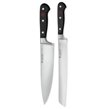 Wüsthof - Classic 2-delige Messenset - Koksmes + Broodmes Messenset Wusthof 