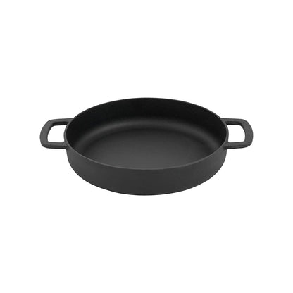 COMBEKK - Sous-Chef Koekenpan Dubbel Handvat 24CM - Zwart Koekenpan Combekk 