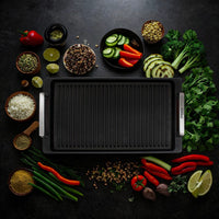 Eurolux Grilplaat met RVS grepen 41 x 24 x 2,5 cm Eurolux 