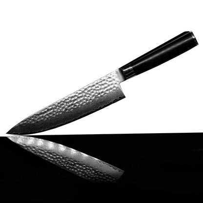 Hammered Damast ZW-Series - Koksmes 20 cm Shinrai Japan 